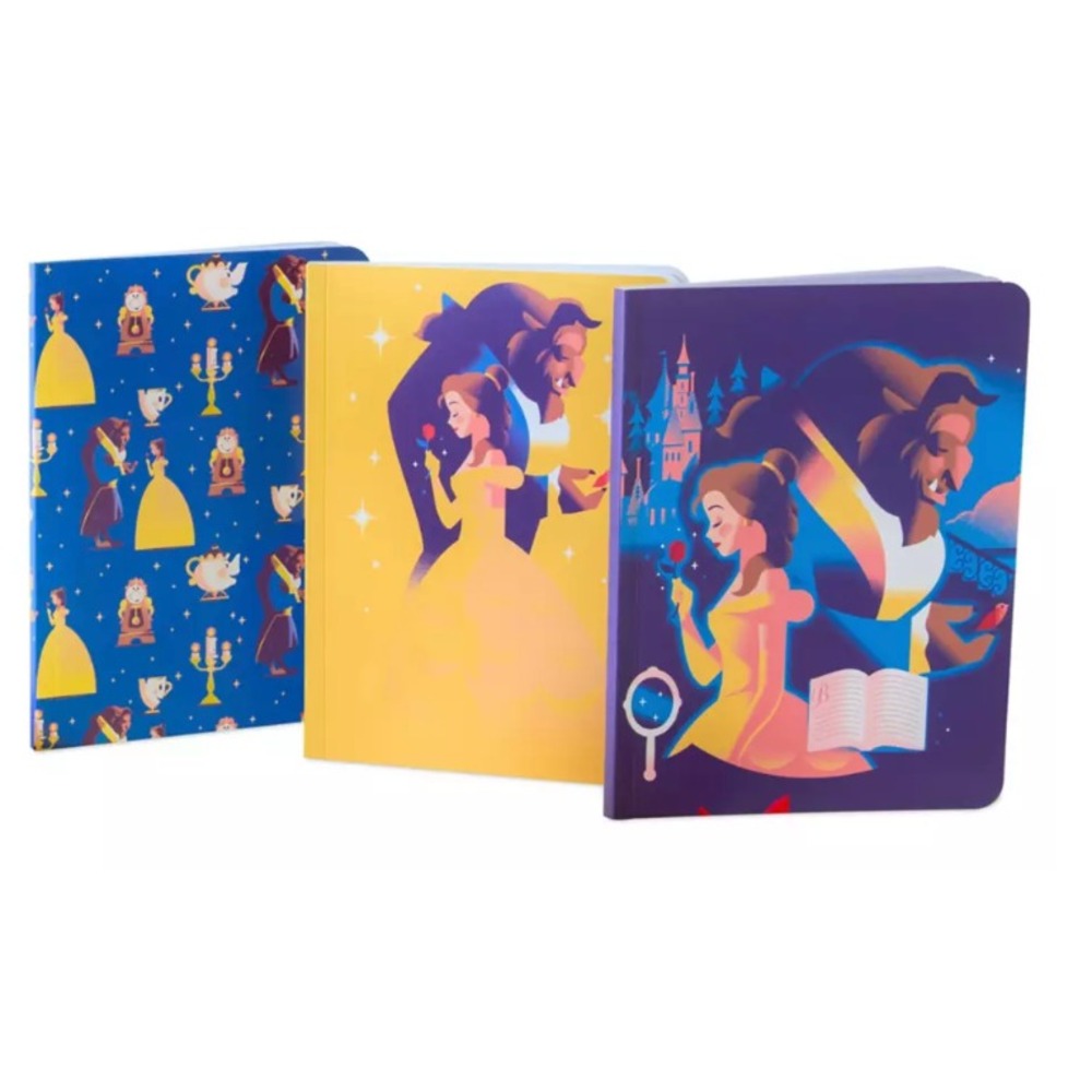 Disney D23 2026 Beauty and the Beast 35th Anniversary Journal Set of 3